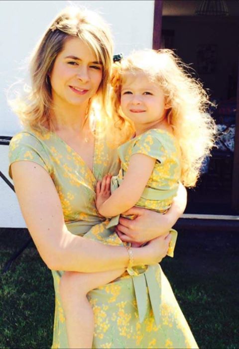 moeder dochter jurk - matching dresses mummy and mini me - Just Like Mommy'z - twinning set