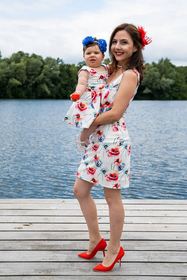 Moeder en dochter mini-me jurk - mama & baby matching dresses by Just Like Mommy'z