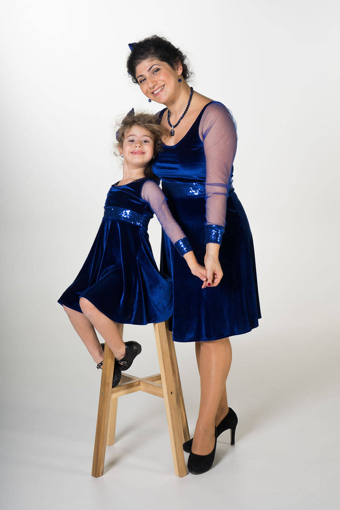 Moeder dochter matching kleding - twinning jurken - feestjurken - Mother daughter matching dresses