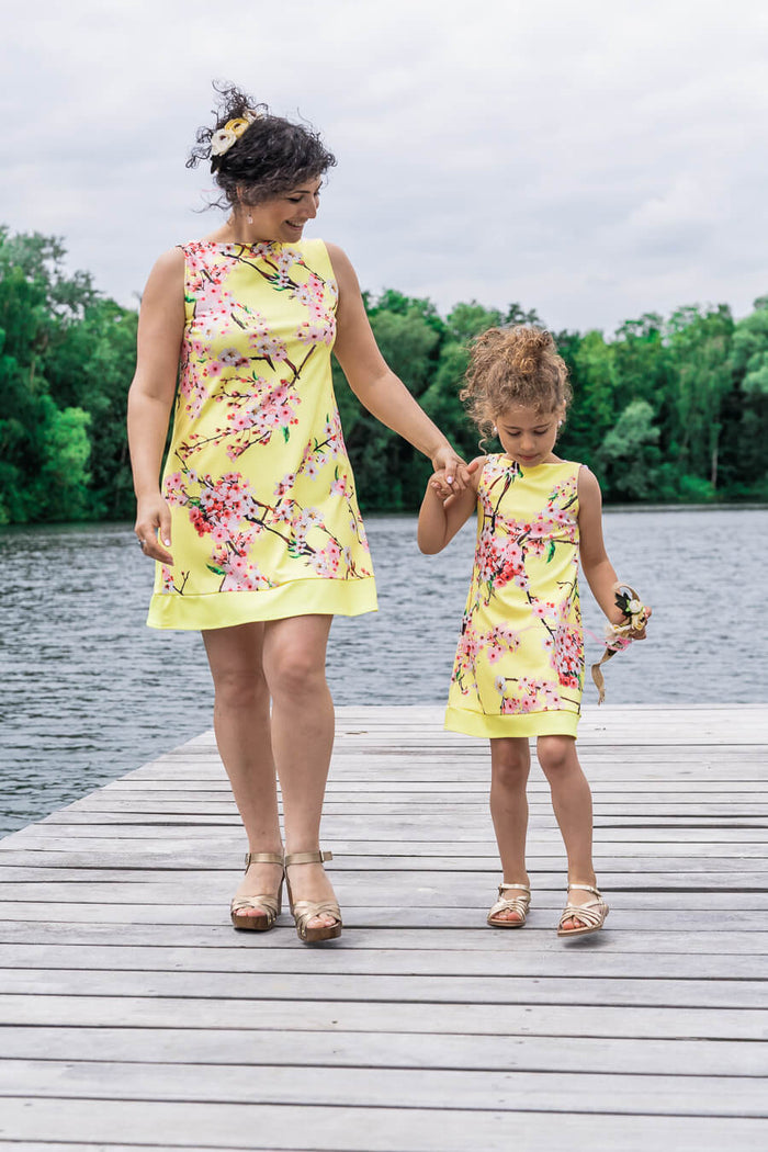 Moeder dochter zoon matching kleding twinning jurken zomer jurk - mama & me summer dress by Just Like Mommy'z
